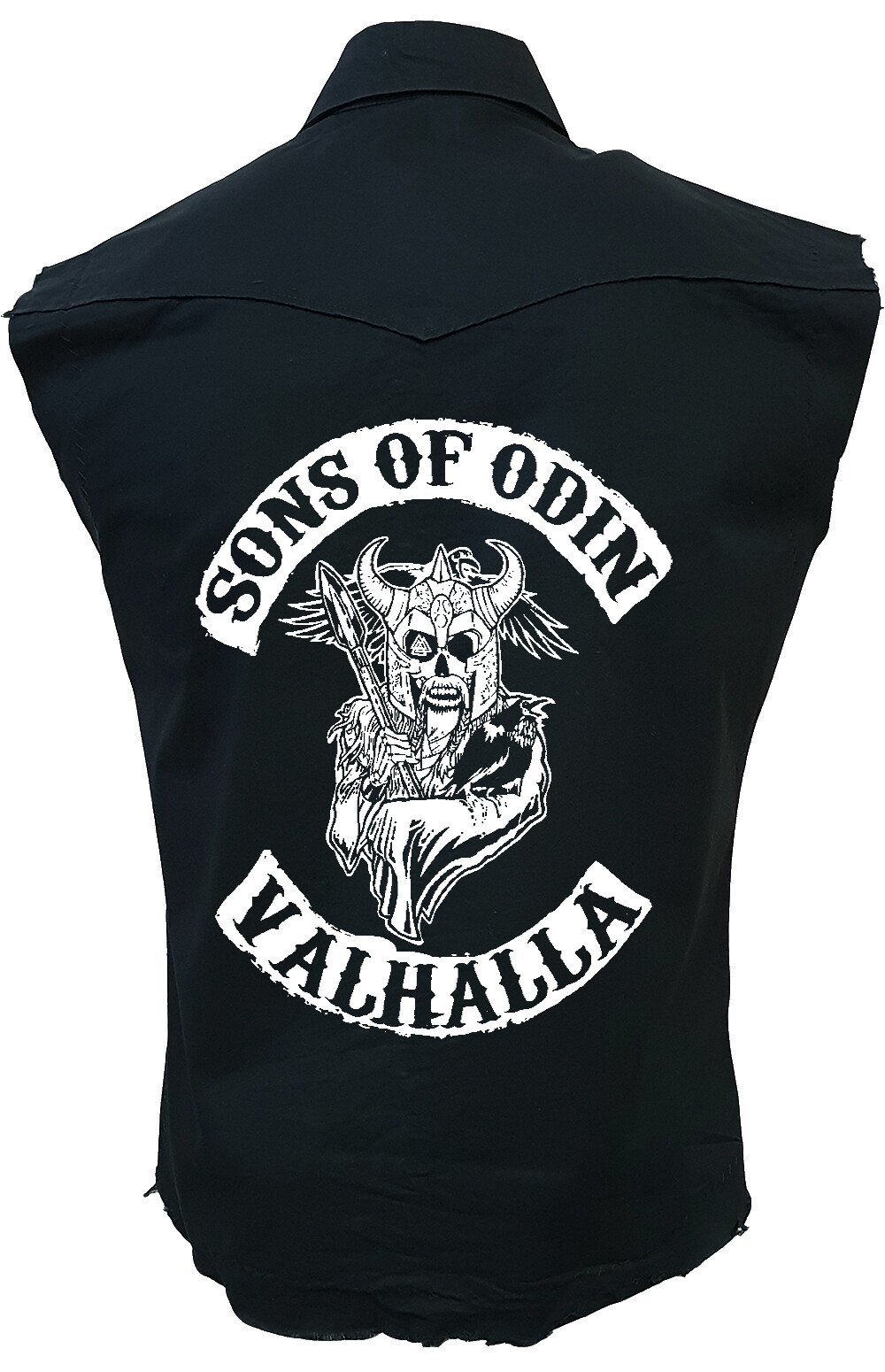 SONS OF ODIN VALHALLA/Worker/Viking/Celtic/Rock/Tribal/Work Shirt/Sleeveless/Top gallery