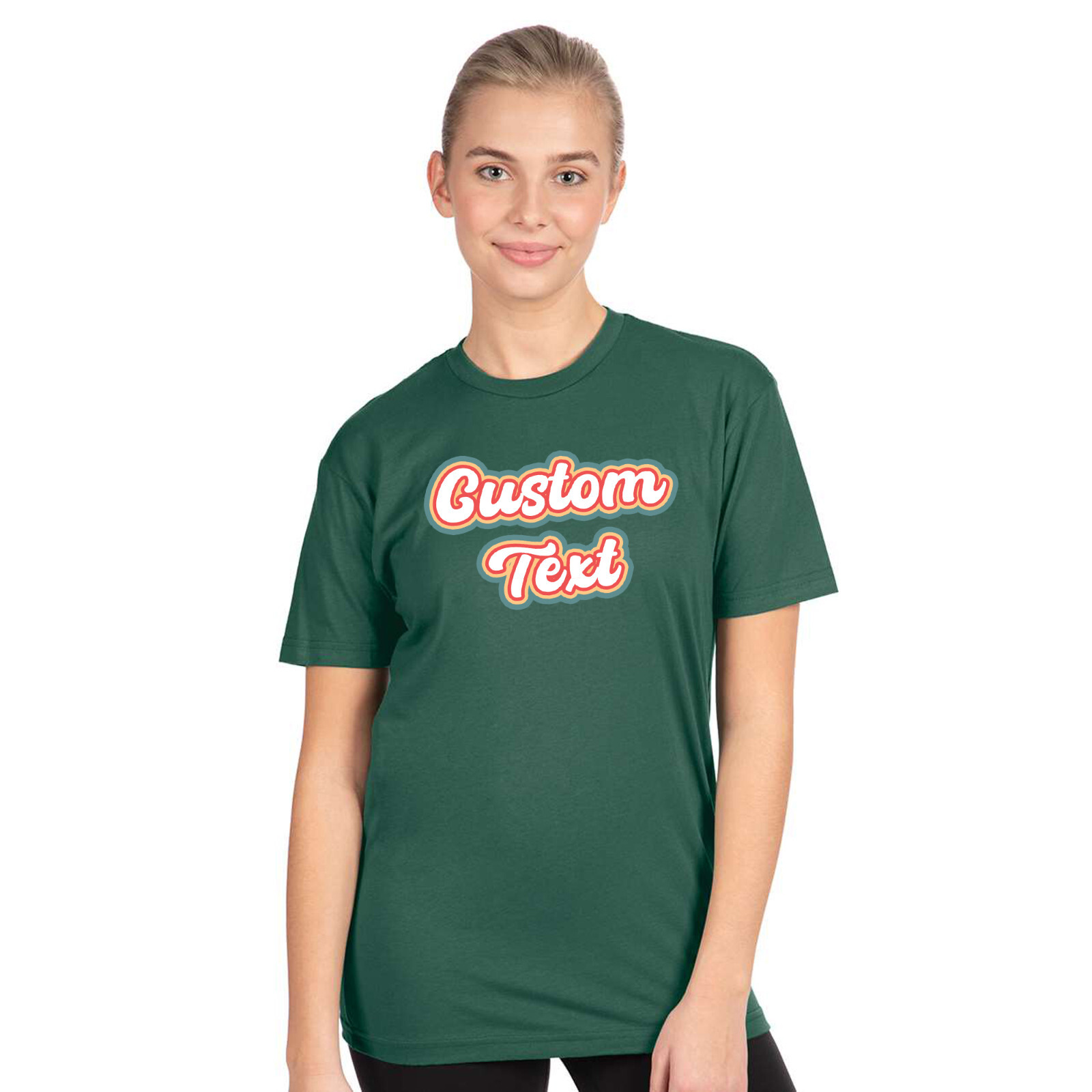 Next Level Custom Text and Color T-Shirt Custom Made Unisex Tee Choose YourStyle gallery
