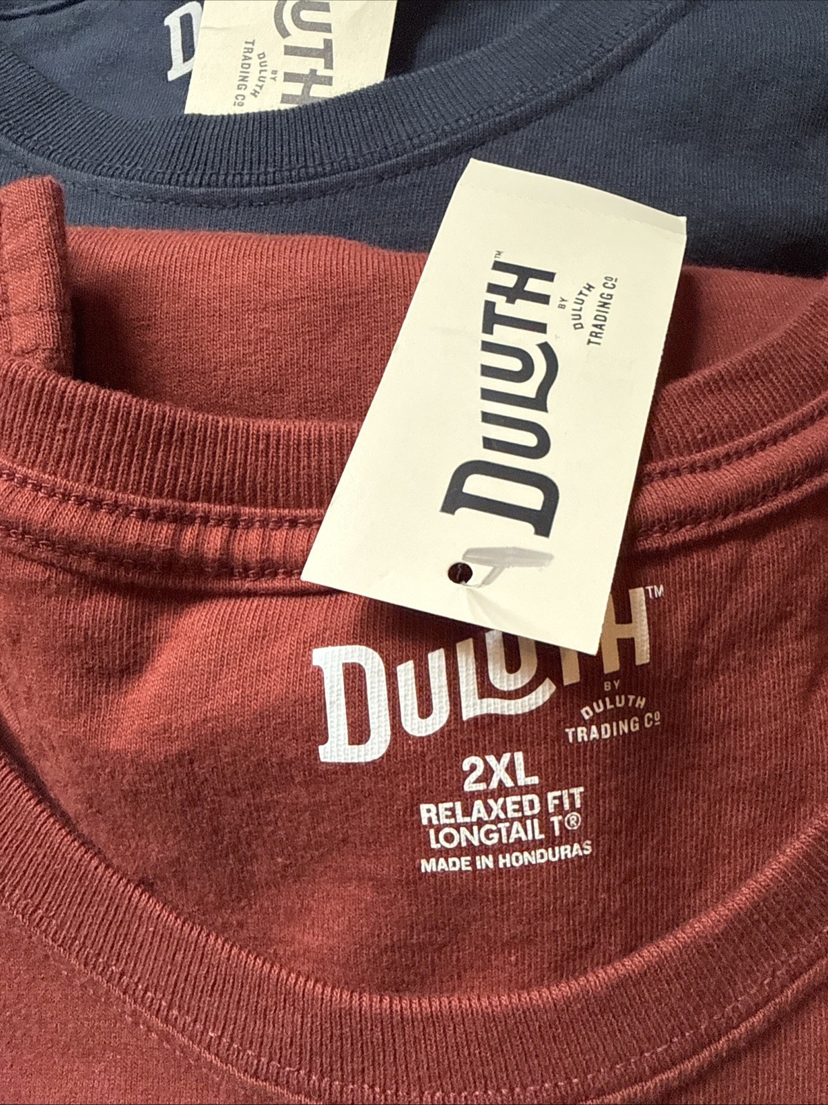 3 pack duluth Trading Co. Longtail T Relaxed Fit T-Shirts Men's 2XL Gray Navy gallery