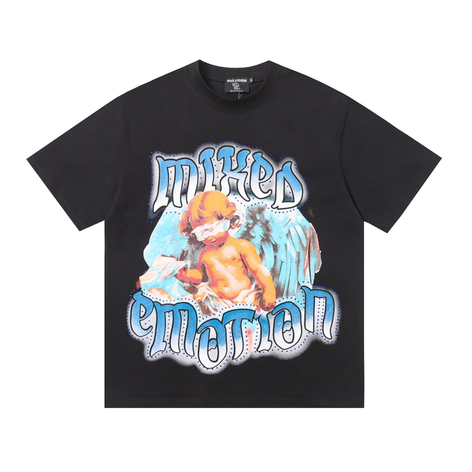 MIXED EMOTIO TEE T-SHIRT Black/White S-M-L-XL gallery