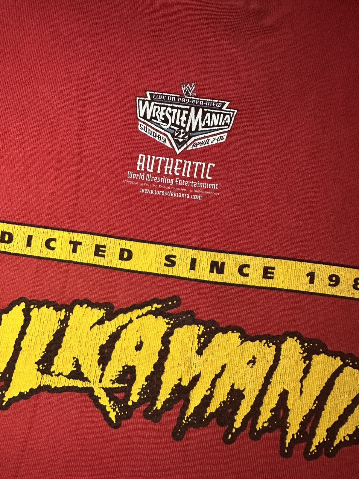 Vintage hulkamania Hulk Hogan T-Shirt Mens size MEDIUM 2005 gallery