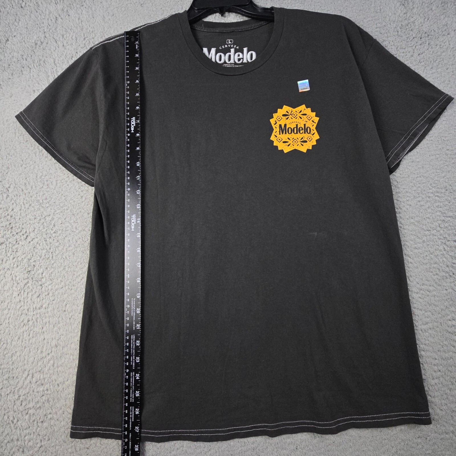 MODELO Beer SHIRT Mens Large L Black CERVEZA CASUAL Brew Mexican Lager Logo NWT gallery