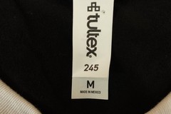 Tultex Unisex Size Medium Black White Fine Jersey 3/4 Raglan T-Shirt 245 New