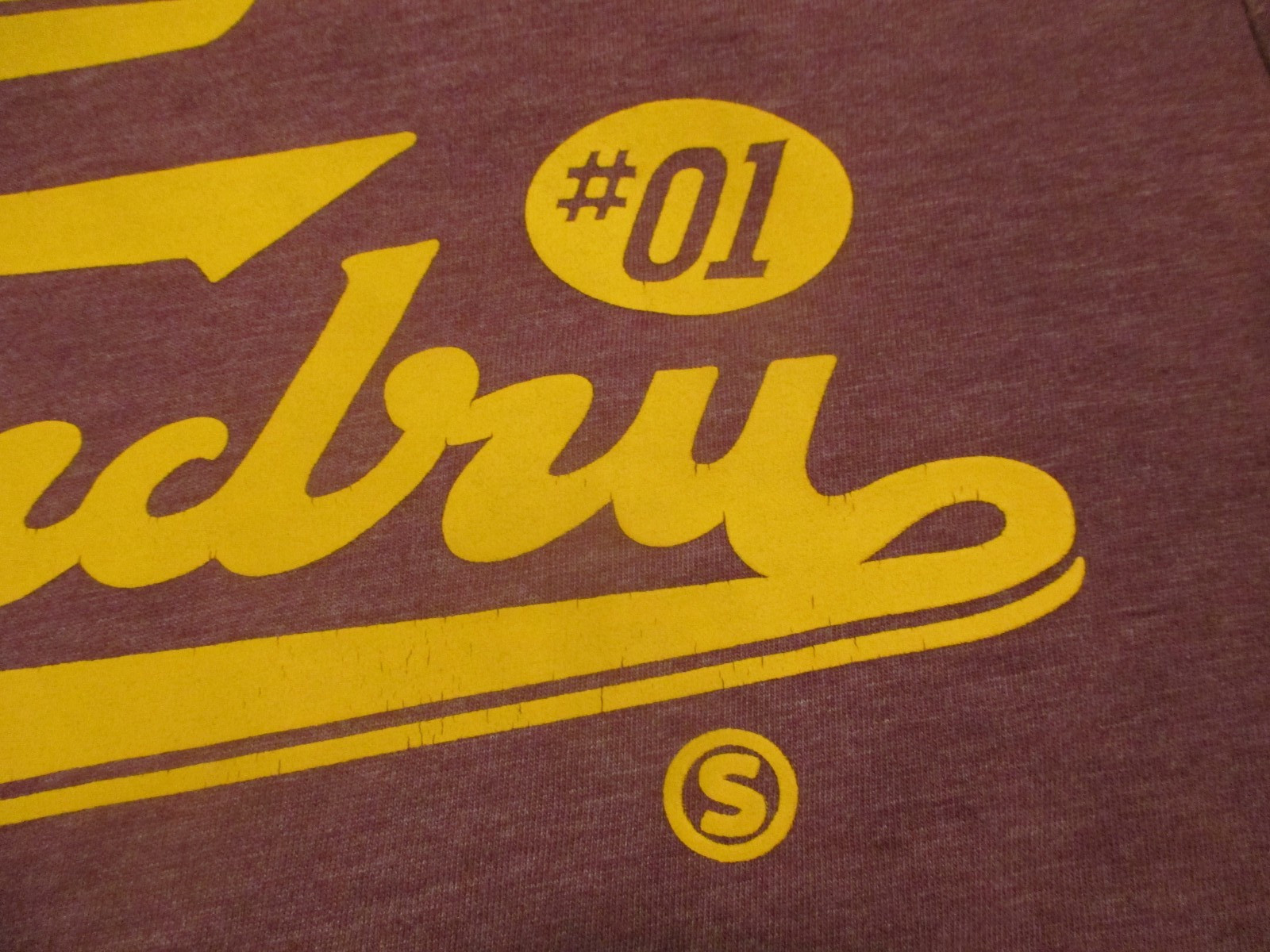 SUPERDRY SUPER DRY MENS YOKOHAMA HIGH FLYERS JAPAN T SHIRT MAROON SIZE MED NICE! gallery