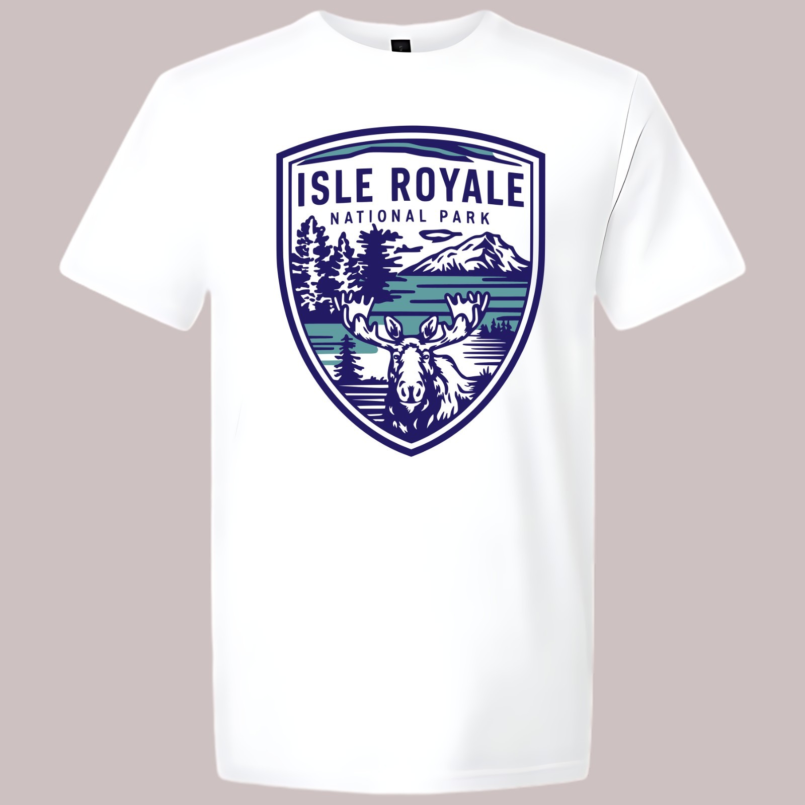 Isle Royale National Park T-Shirt Moose Nature Hiking Outdoors gallery