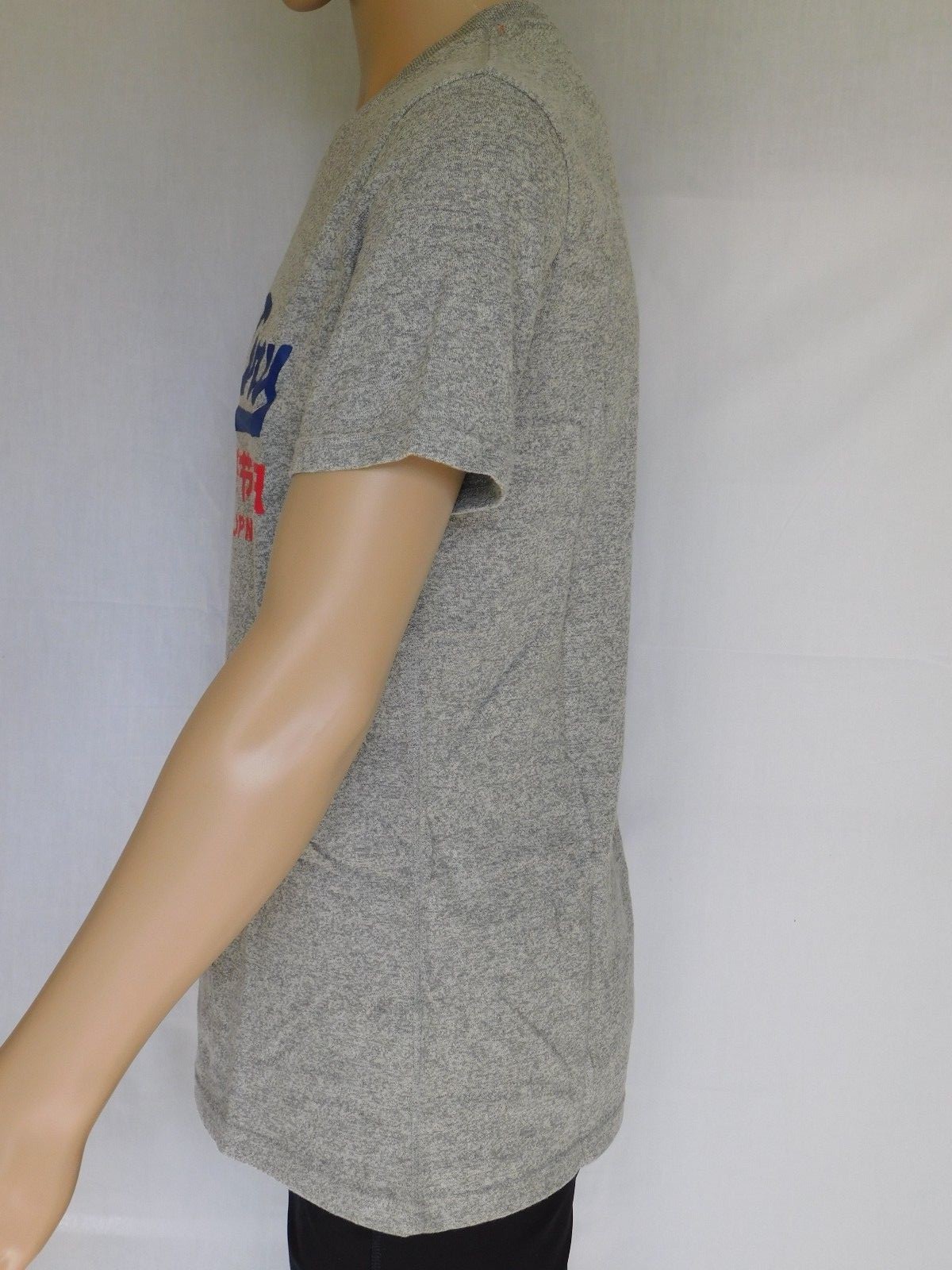 Superdry men's retro vintage grey t-shirt gallery