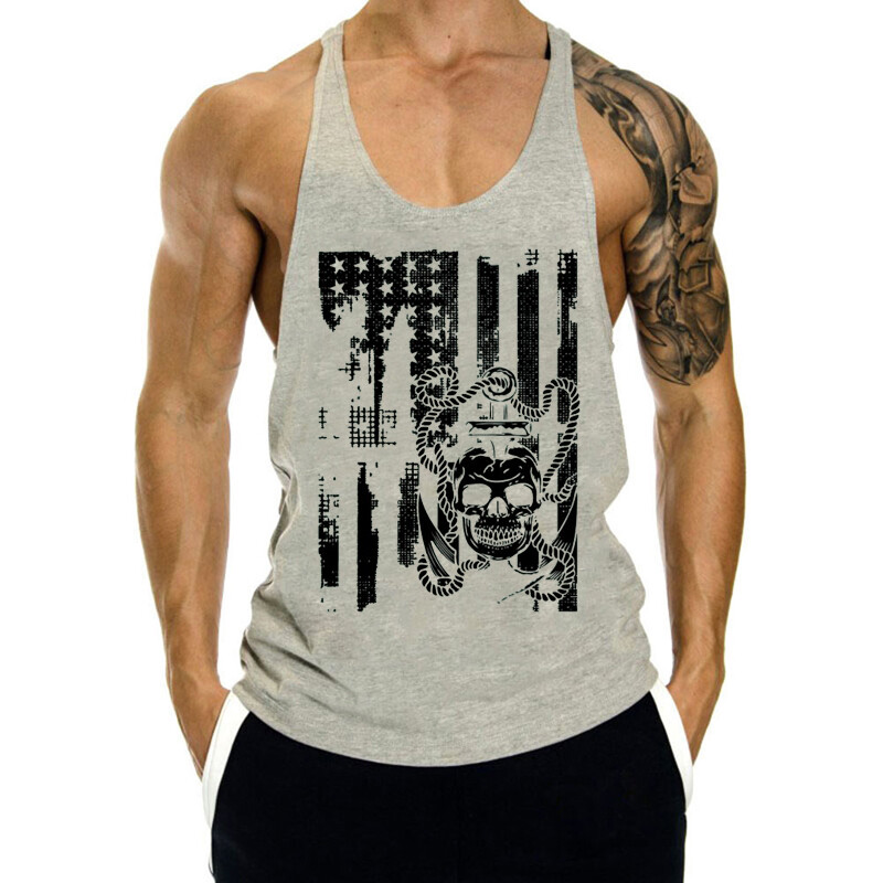 Men'S Tank Top Gym Tank Top Fitness Men'S Fitness BodybuildingClothing Vest gallery