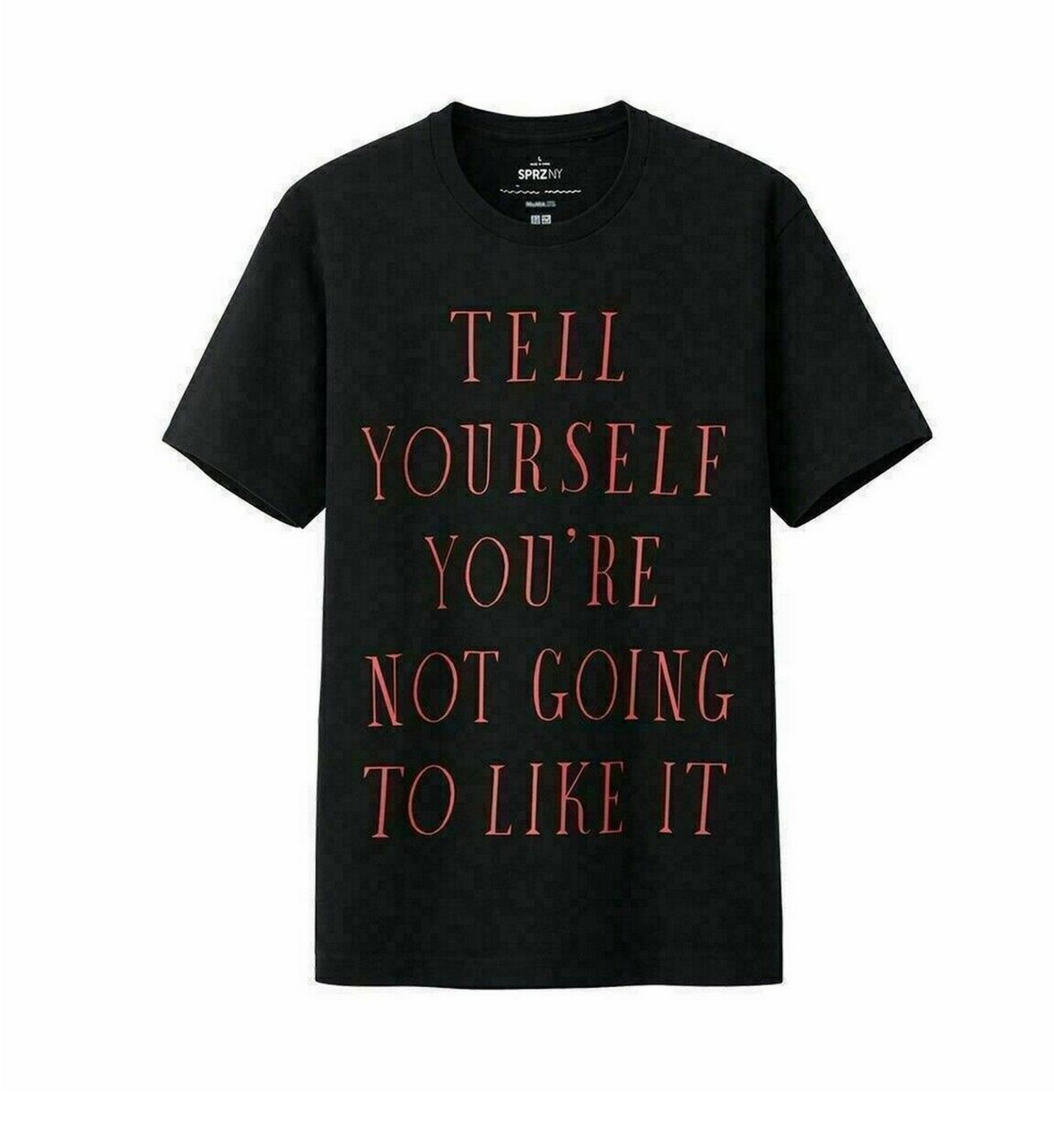 Uniqlo Men's Matthew Brannon SPRZ NY Moma T Shirt Size Medium Black gallery