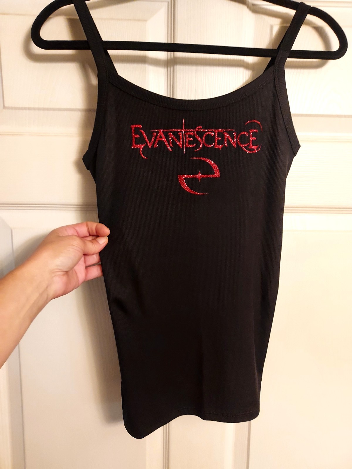 evanescence tank top Red Glitter evanescence crop top evanescence shirt XXs-2xl gallery