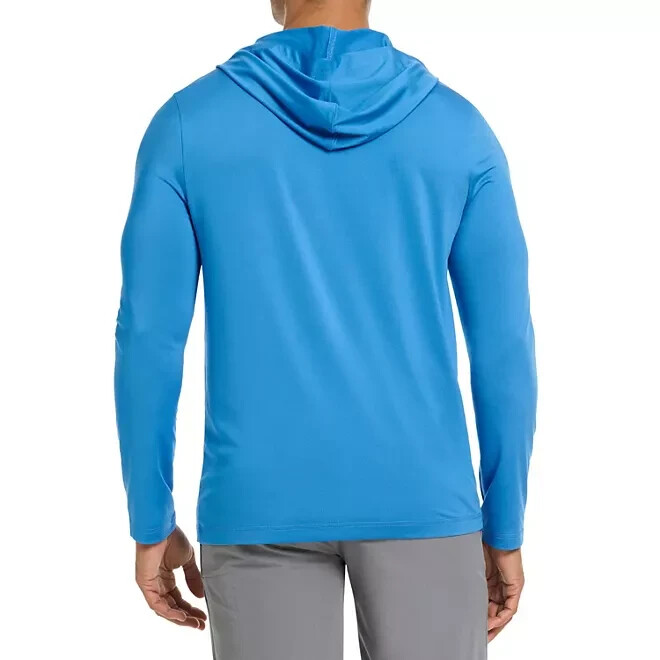Hurley Men's Sunny Side Hybrid Stretch Hooded UV T-Shirt Size XXL Blue gallery