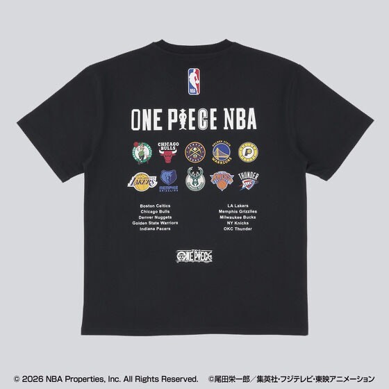 ONE PIECE × NBA T-Shirts Group Art BLACK、White gallery