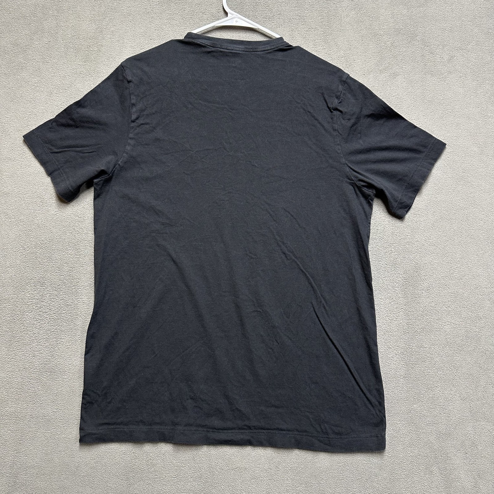 Nike Shirt Mens Large Black Short Sleeve The Nike Tee Casual Embroidered Logo gallery
