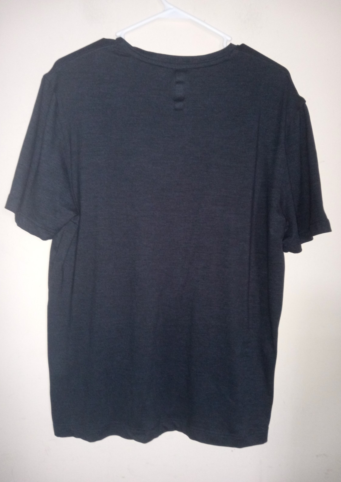 Leg3nd Men's T Shirt Large Short Sleeve Performance Stretch Lifestyle Dark Gray gallery