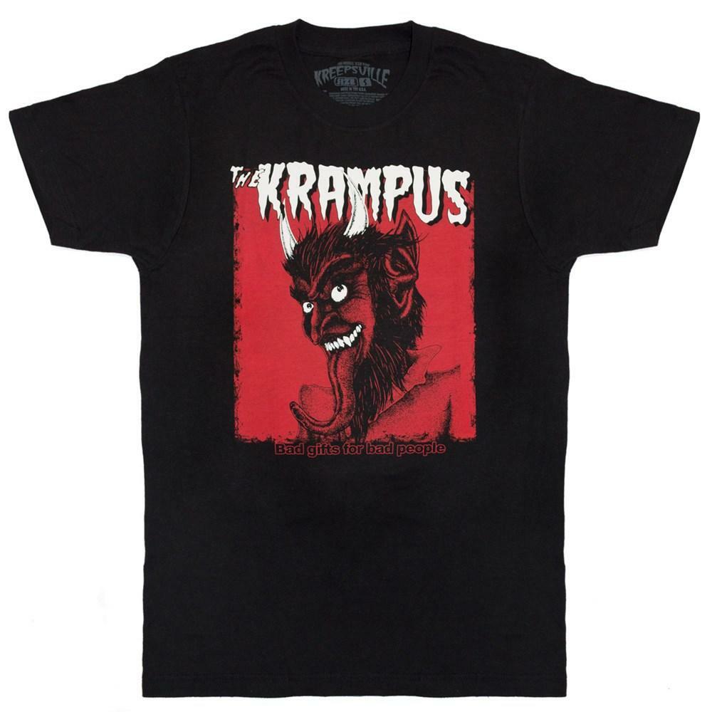Kreepsville 666 Krampus Bad 4 Bad Holiday Horror Goth Occult Punk T Shirt MTKB4B gallery