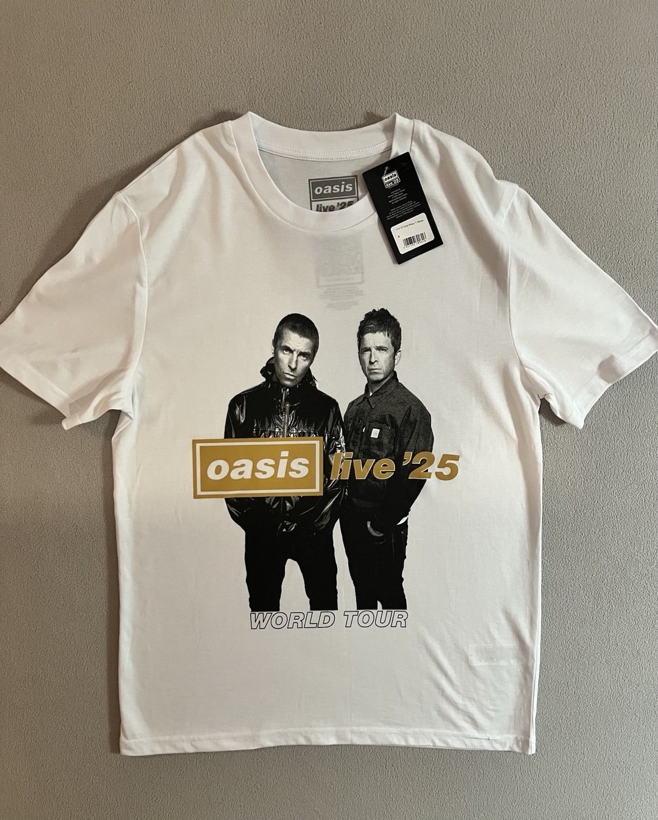 Oasis Live 25 World Tour T Shirt NWT Adult Size S-Official Merch Bag Included gallery