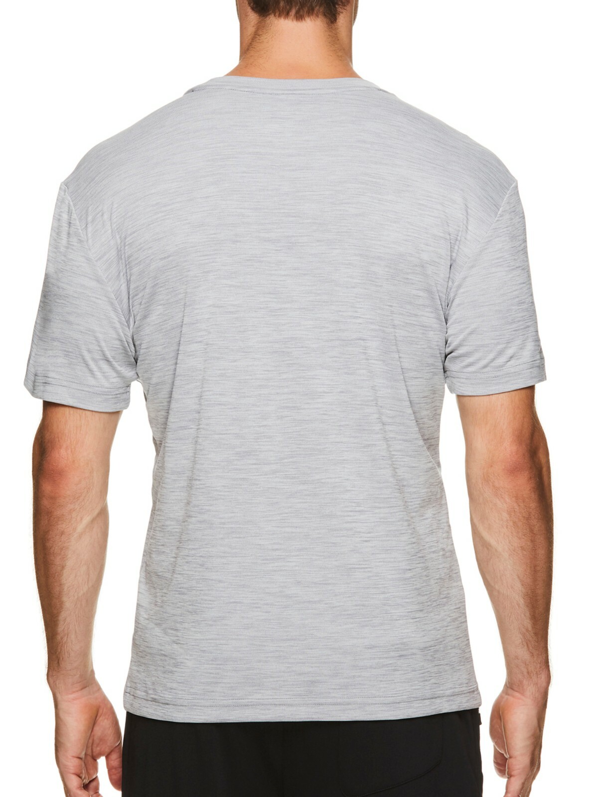 Reebok Neptune Crewneck Shirt Gym Exercise Sleet Heather Men's Medium-XL gallery