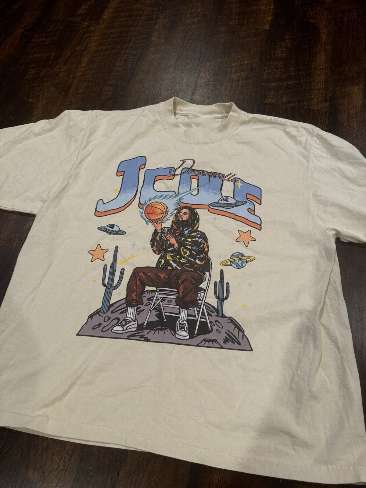 J Cole Tour Hip Hop Rap White Heavy Cotton Adult T-Shirt All Size gallery