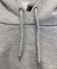 CROSS STITCH Pullover hoodie gray