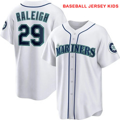 New Seattle Cal Raleigh Baseball Jersey kids Size S-5XL 2 SIDE M1R79