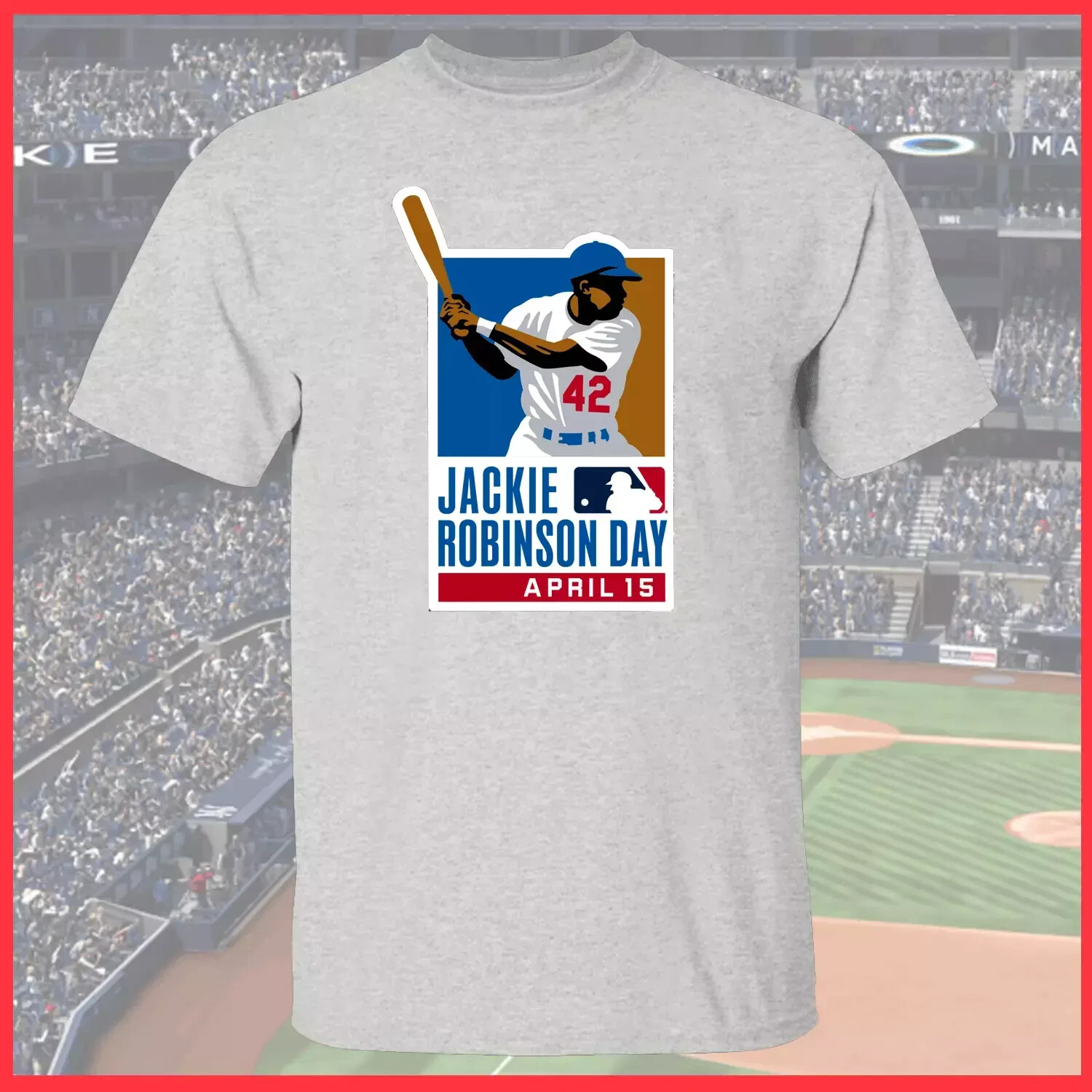 SALE 30% - Baseball 2025 Jackie Robinson Day April 15 Logo All Color For Fans gallery