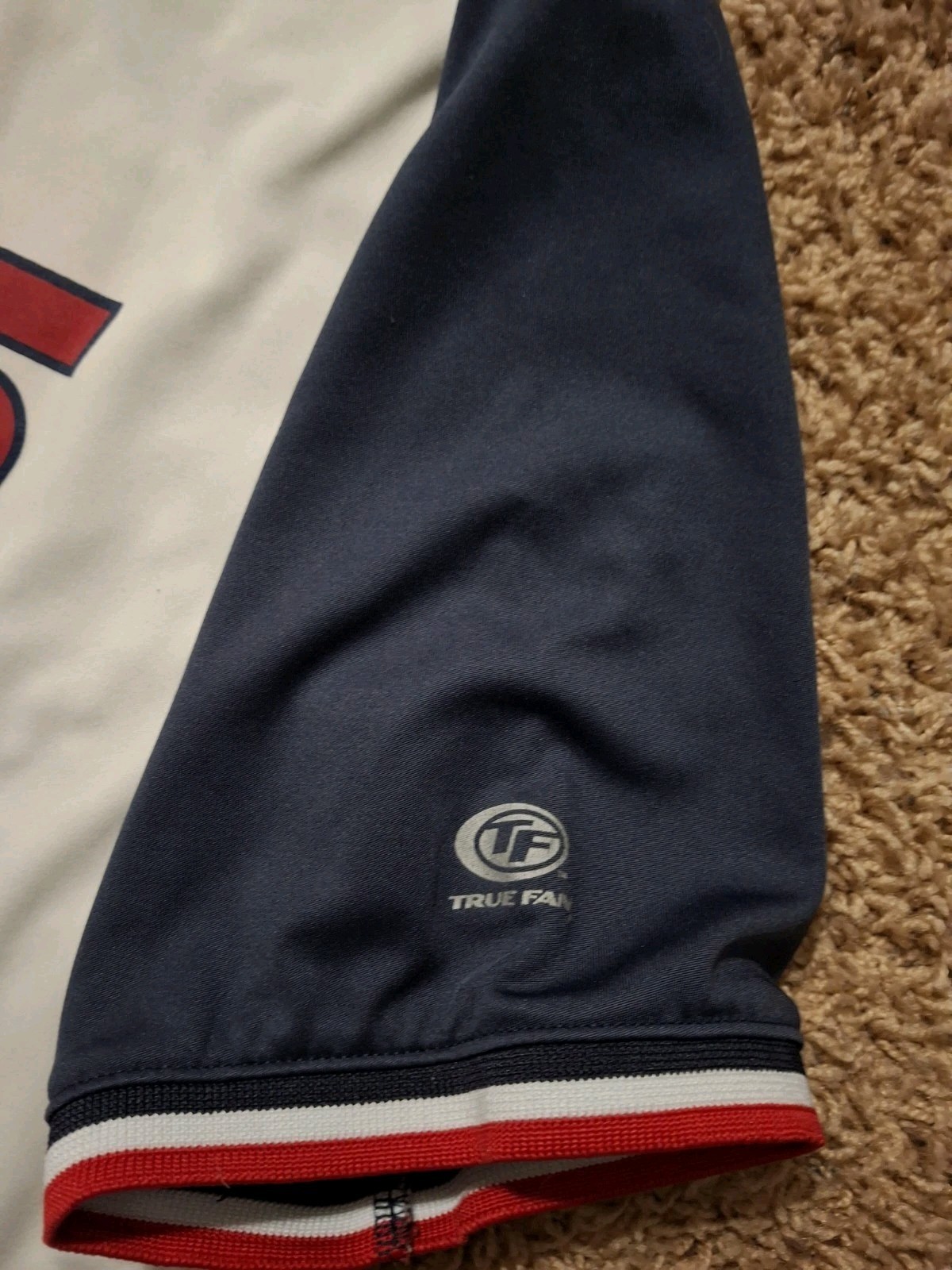 Minnesota Twins True Fan Baseball T-Shirt Jersey Men's XL White MLB Quick Dry gallery