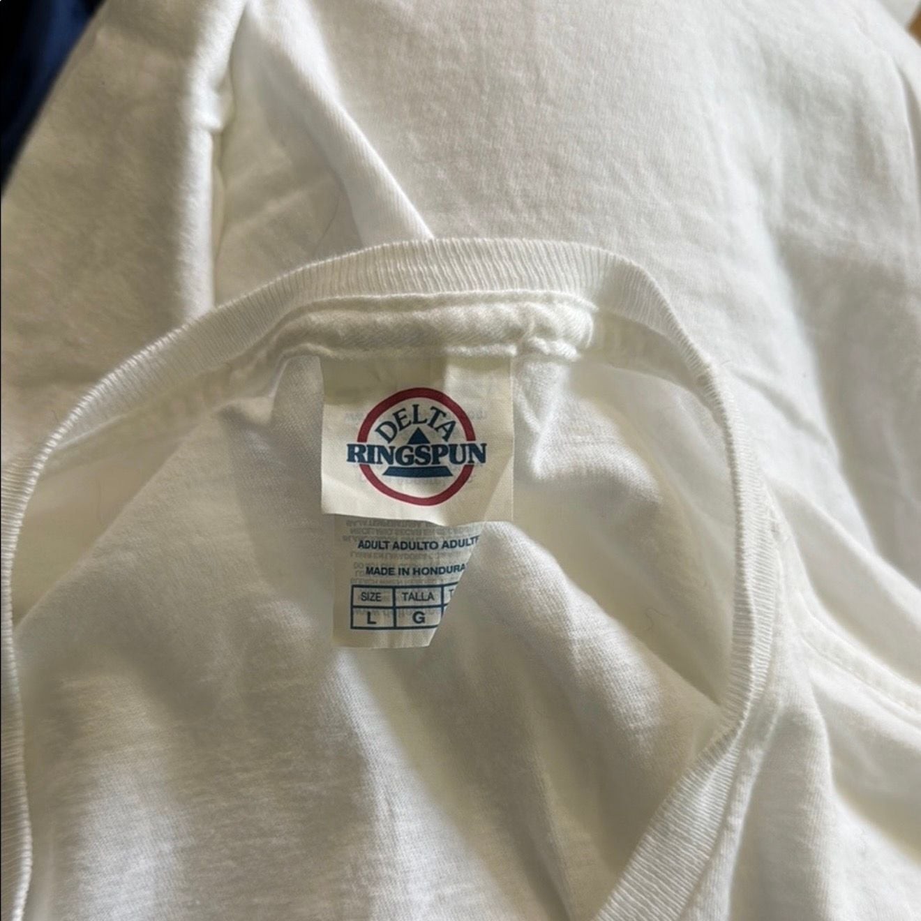 Delta Ringspun Carter BloodCare #GiveForLife Graphic T-Shirt Size Large gallery