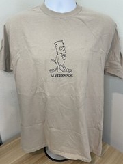 SuperrRadical Large Brown Devil BART Simpson T Shirt Superr Radical