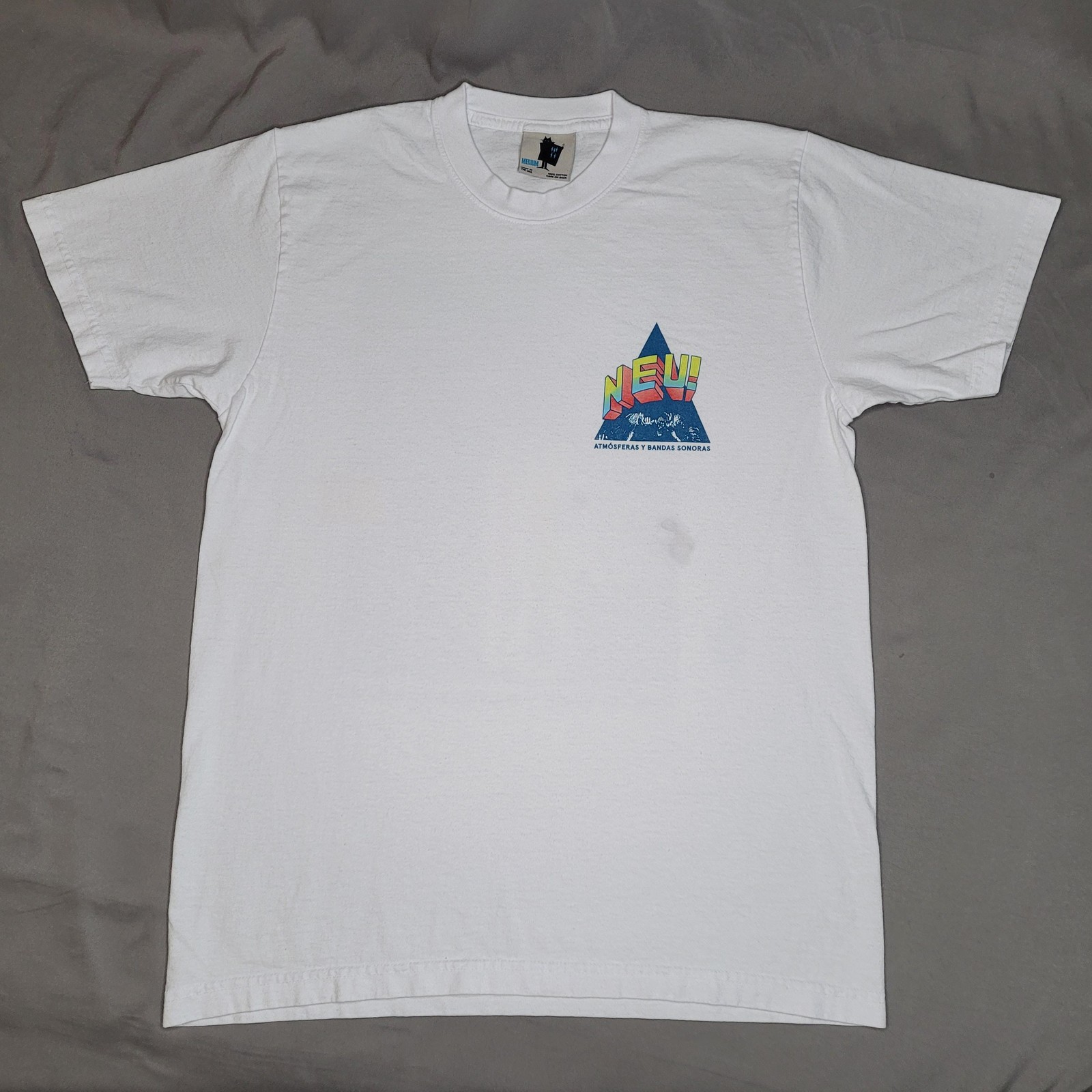 NEU! Shirt Mens Medium Atmósferas y Bandas Sonoras Graphic Tee Crimewave USA gallery