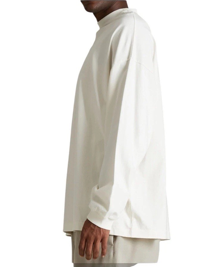 FEAR OF GOD - ESSENTIALS Core Long Sleeve Tee T-Shirt | Cloud Dancer | Size L gallery