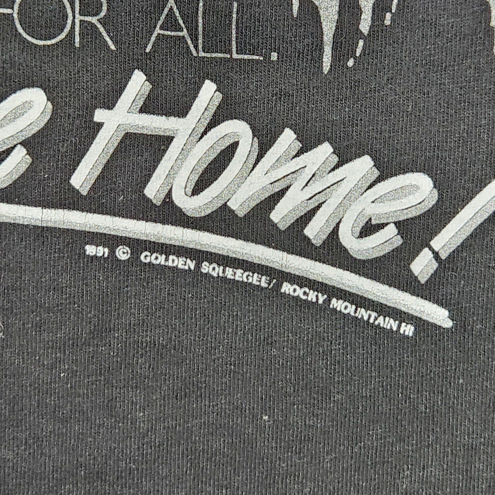 Vintage 1991 Welcome Home Statue of Liberty Graphic T Shirt Large Single Stitch gallery