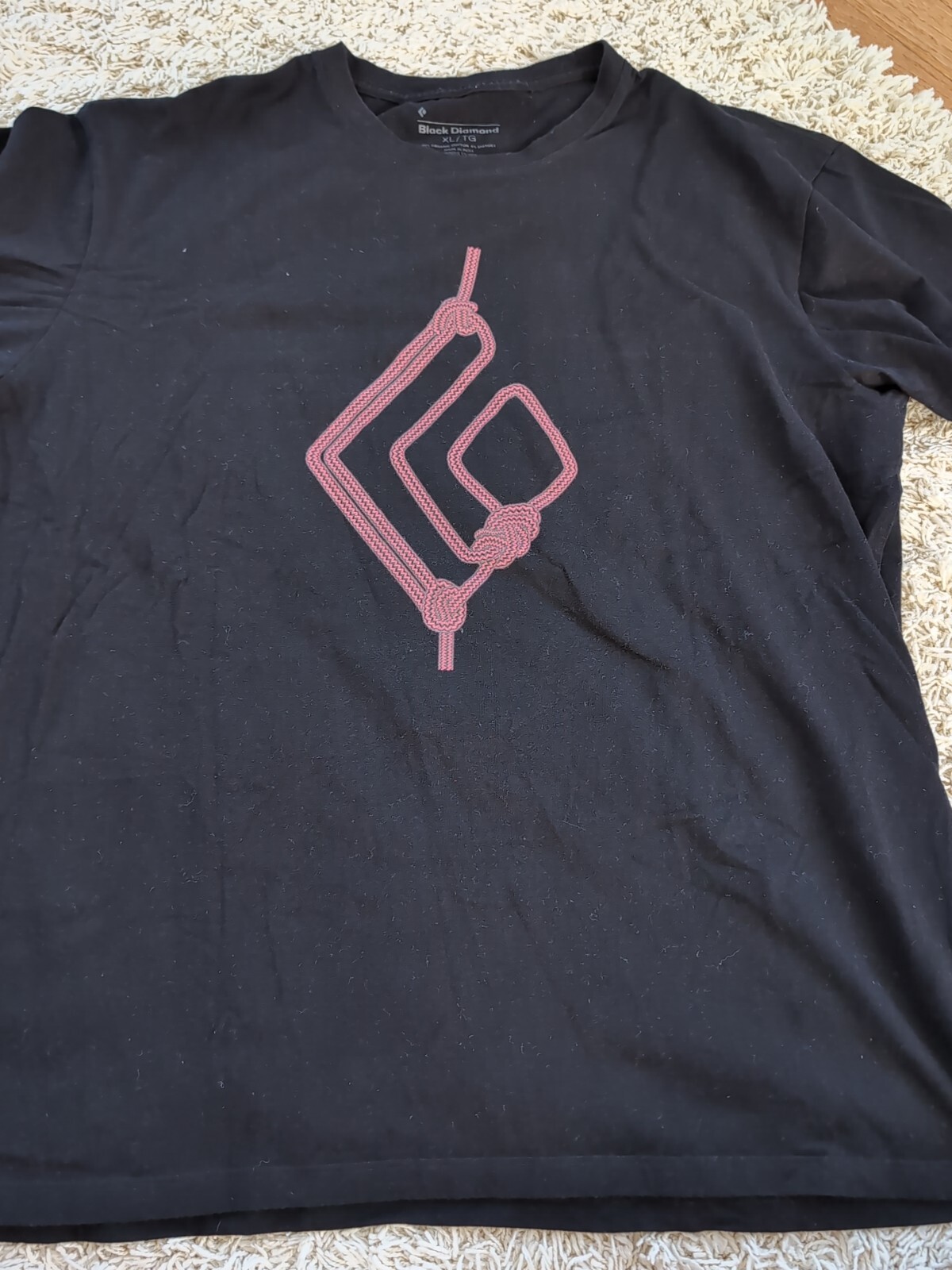 New! NWOT! Black Diamond Mens XL T-Shirt 96% Organic Cotton 4% Spandex gallery