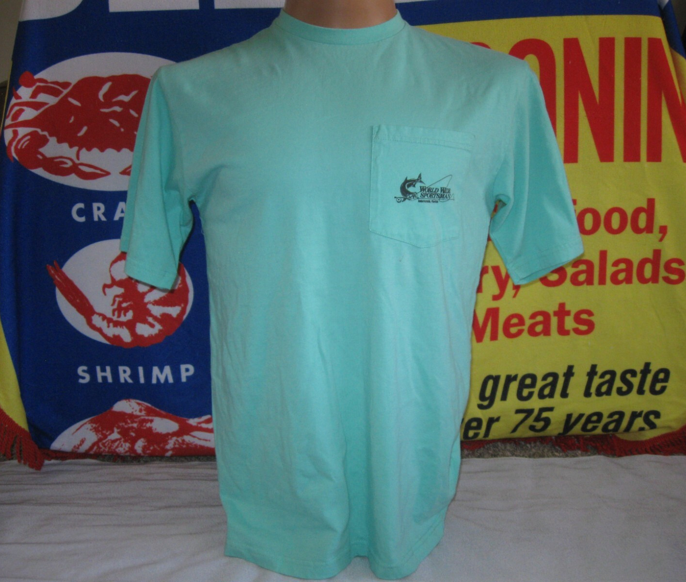 WORLD WIDE SPORTSMAN Islamorada Florida Keys T Shirt Men's M FISHING MAHI MARLIN gallery