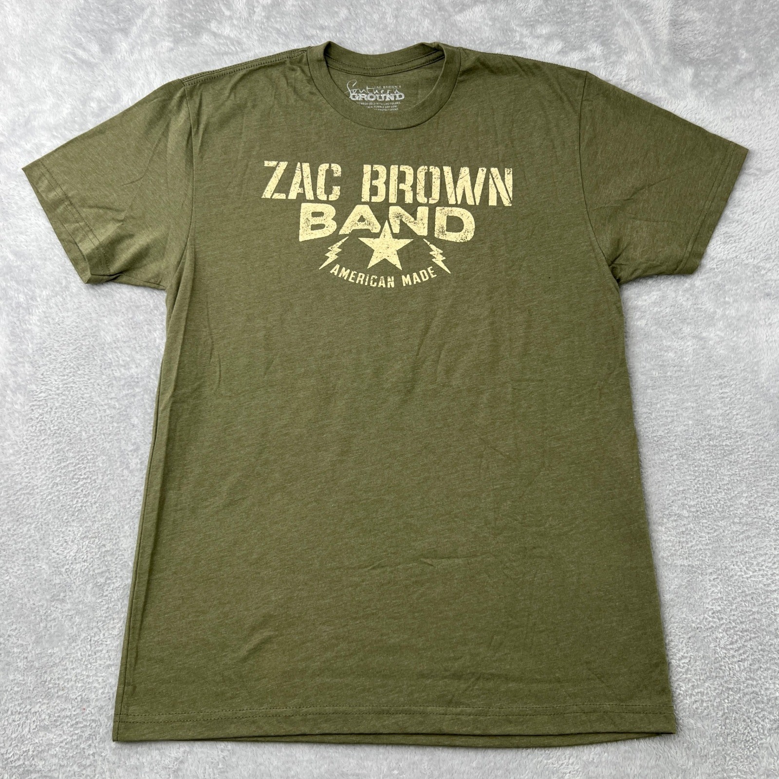 Zac Brown Band Jekyll + Hyde 2015 Tour T-Shirt Medium Olive Country Music Tee gallery