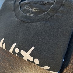 Primitive Nuevo Suede Script Skater Black T-Shirt 100% Cotton Men’s Large Casual