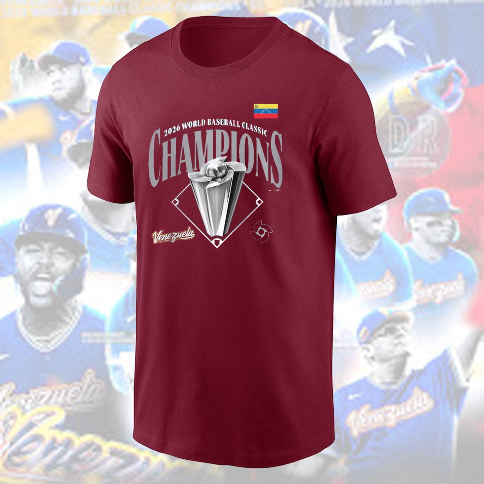 FREESHIP! Venezuela 2026 World Baseball Classic Champions Locker Room Fan Gifts gallery