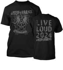 2 Sides 2024 Tom Keifer KEIFERBAND LIVE LOUD Shirt Black Unisex S-5XL 1P0868