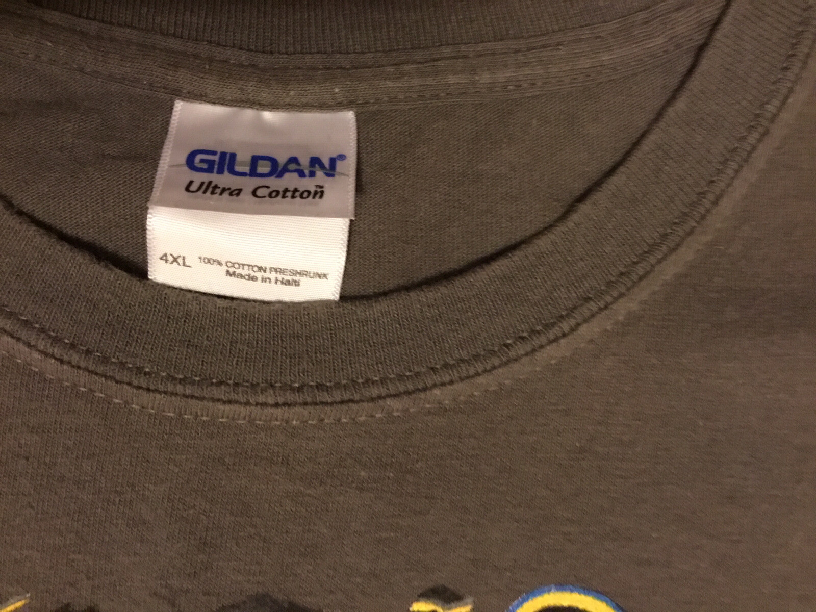 FORMULA 1 GILDAN Short Sleeve T-Shirt Sz 4XL Gray, Blue, Yellow gallery