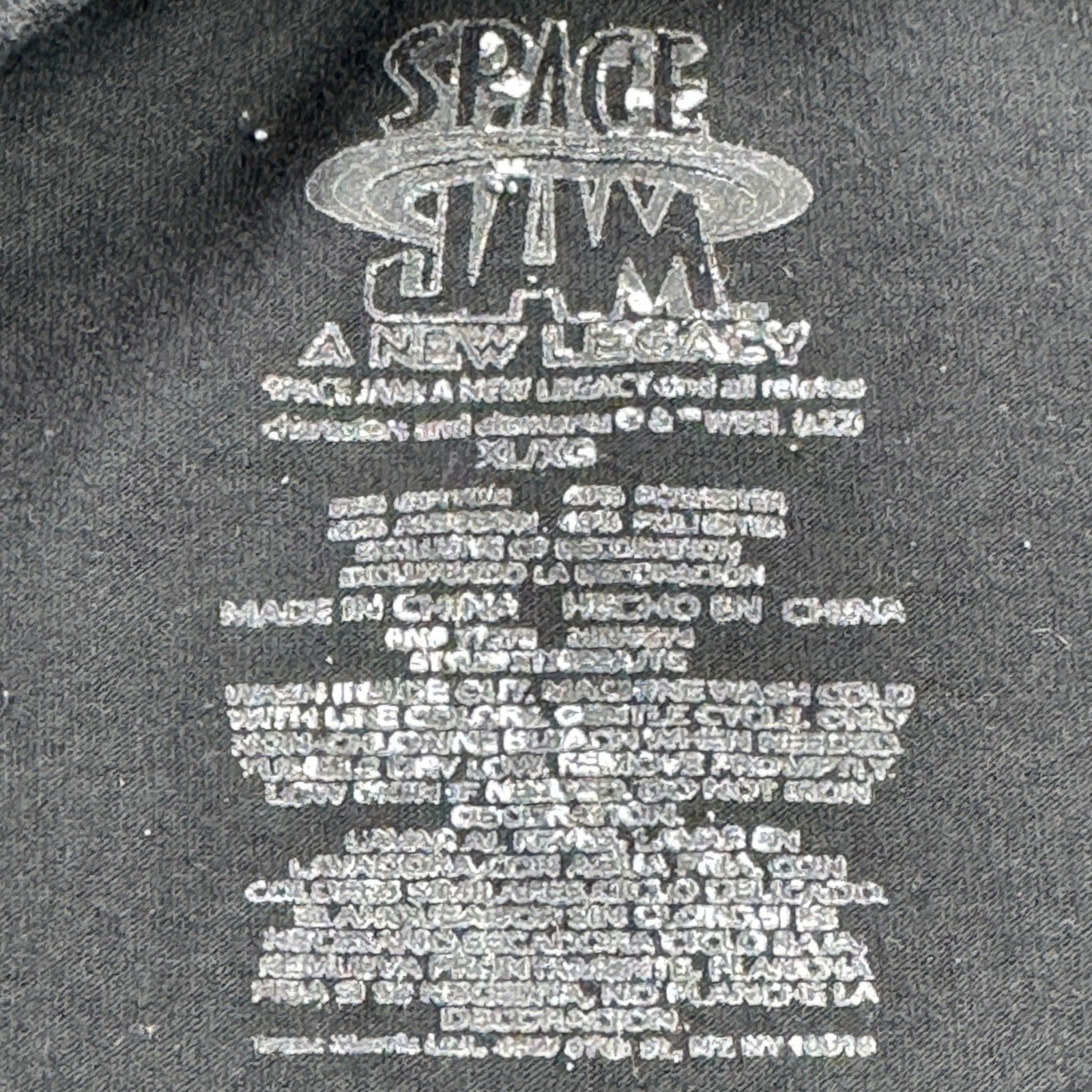 Space Jam A New Legacy T Shirt Mens XL Black Tune Squad Bugs Bunny Graphic Movie gallery
