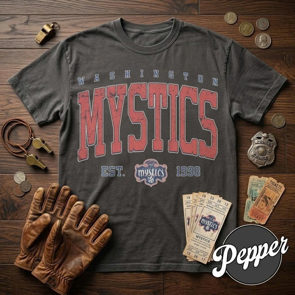 Vintage Washington Mystics Shirt Basketball Comfort Colors Tee 1998 WNBA FanGift