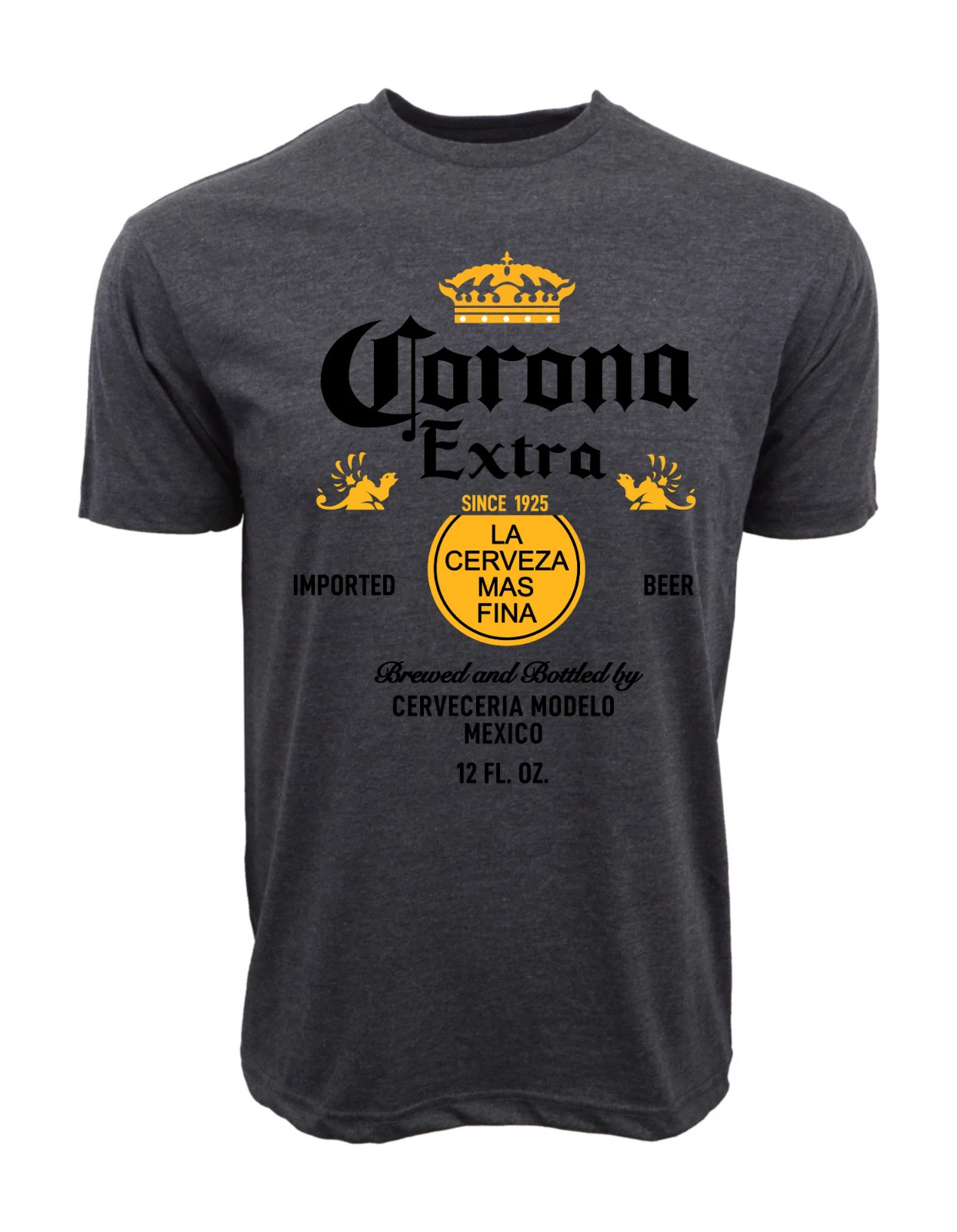 CORONA EXTRA IMPORTED BEER UNISEX ADULT GRAPHIC T SHIRT gallery