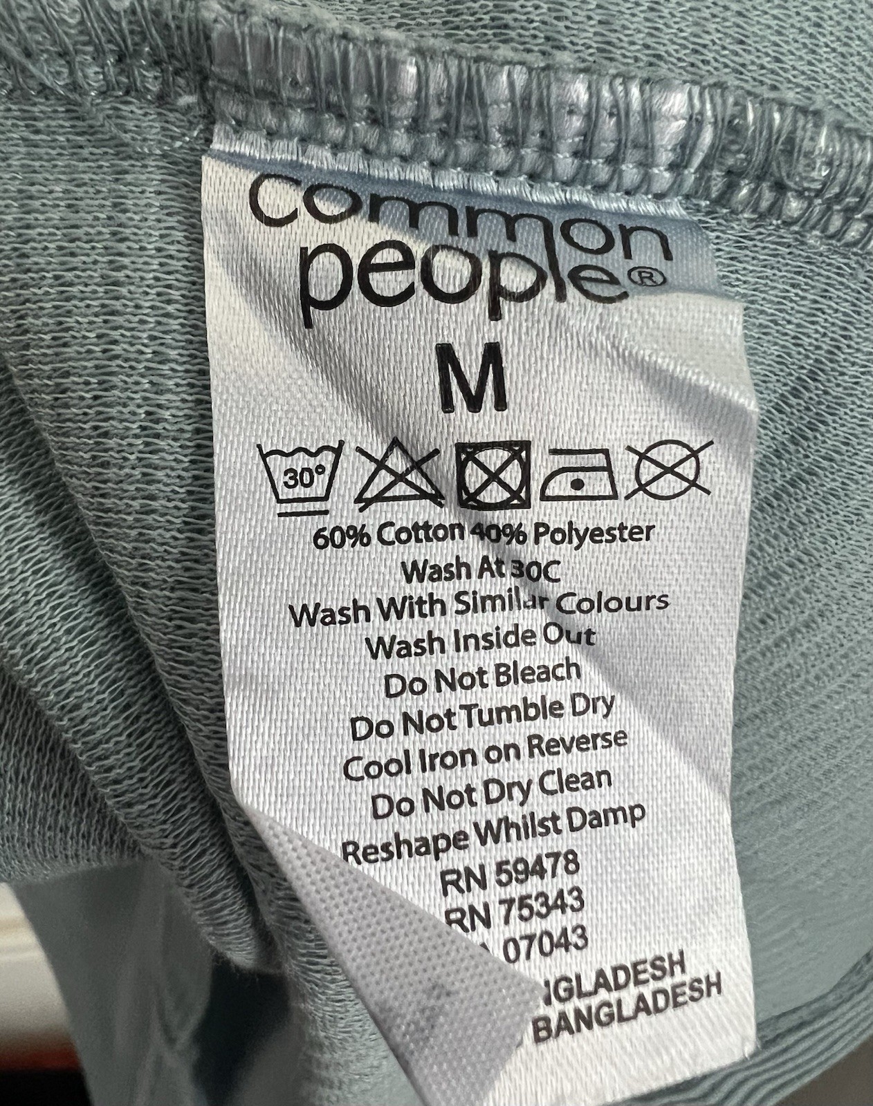 Common People Ottoman GD Tee Men's Size Large Sage New with Tags gallery