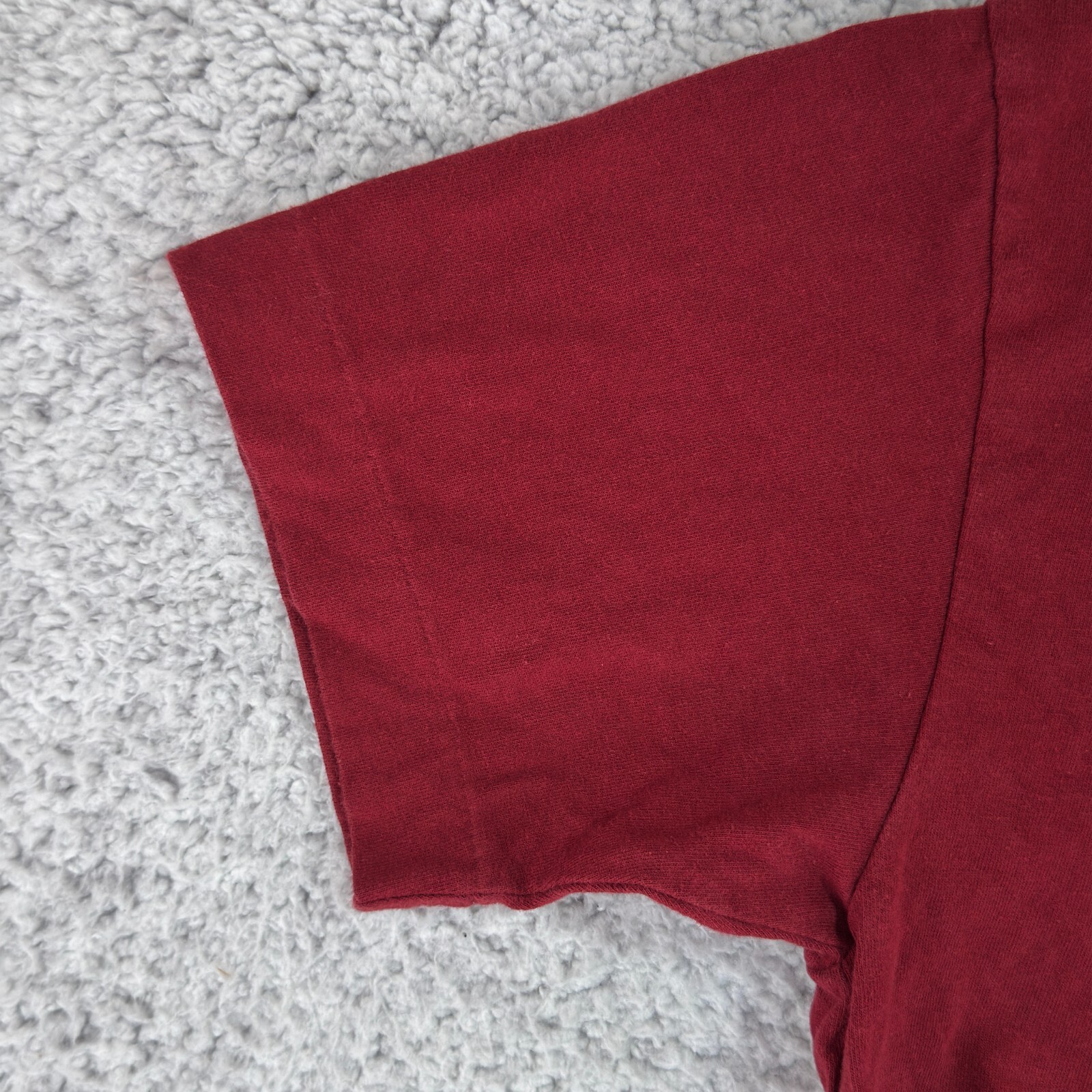 Comme Des Garcons Play Double Heart Embroidered Red Slim T-Shirt Size Medium gallery