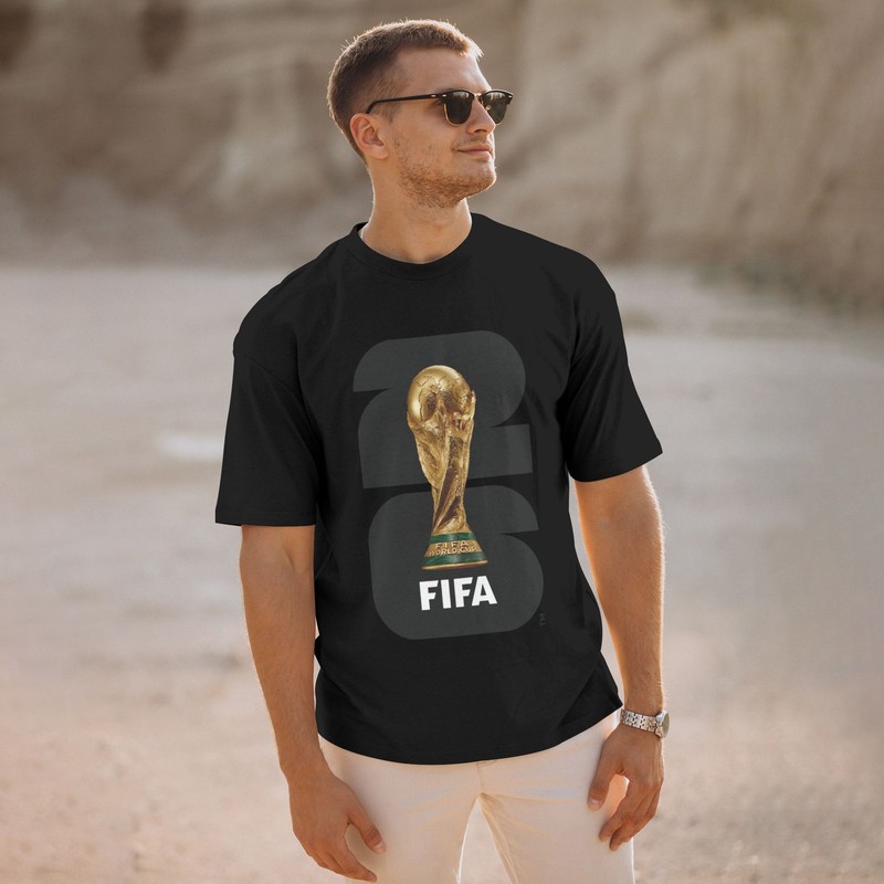 2026 FIFA World Cup 26 Trophy Graphic Unisex T-Shirt SIZE S-5XL gallery