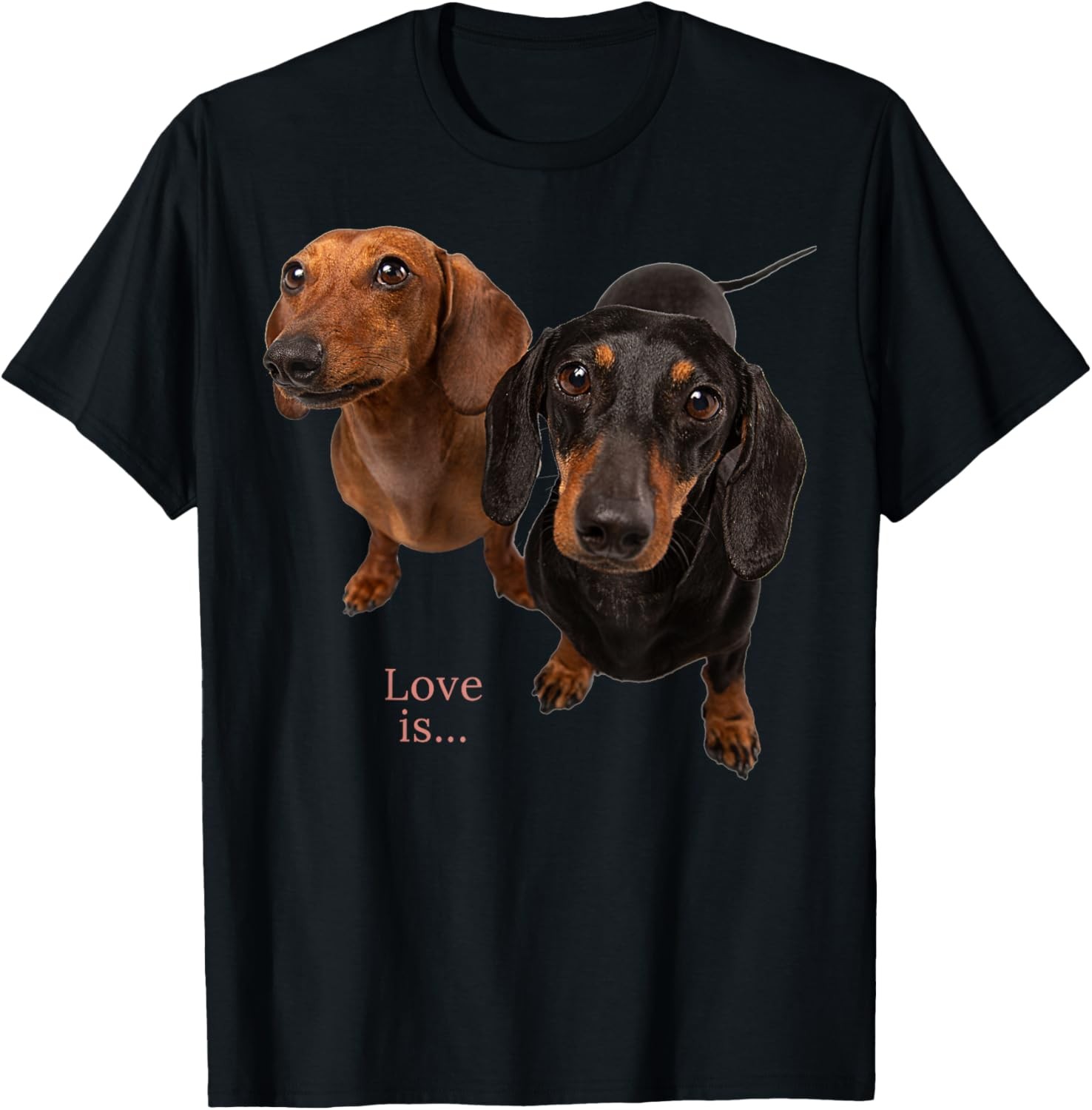 Dachshund Shirt Weiner Dog Mom Dad Love Doxie Puppy Cute Tee T-Shirt gallery