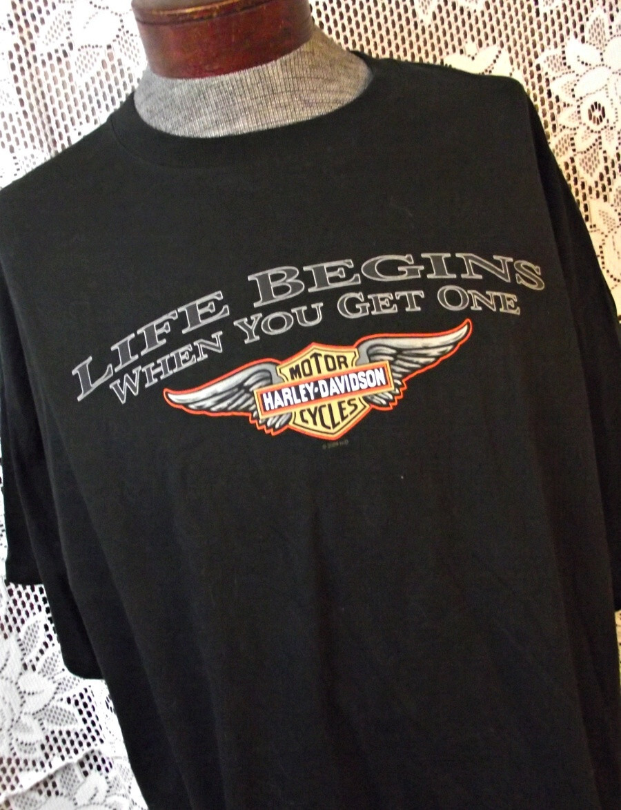 Stratman Harley Davidson of Cebu Philippines Black Tee Shirt Mens 3XL Poker