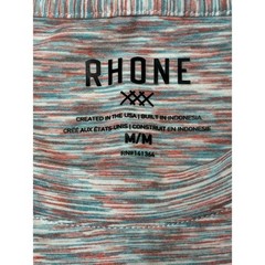 Rhone Reign Short Sleeve Training Shirt Mens Medium Space Dye Performance Tee