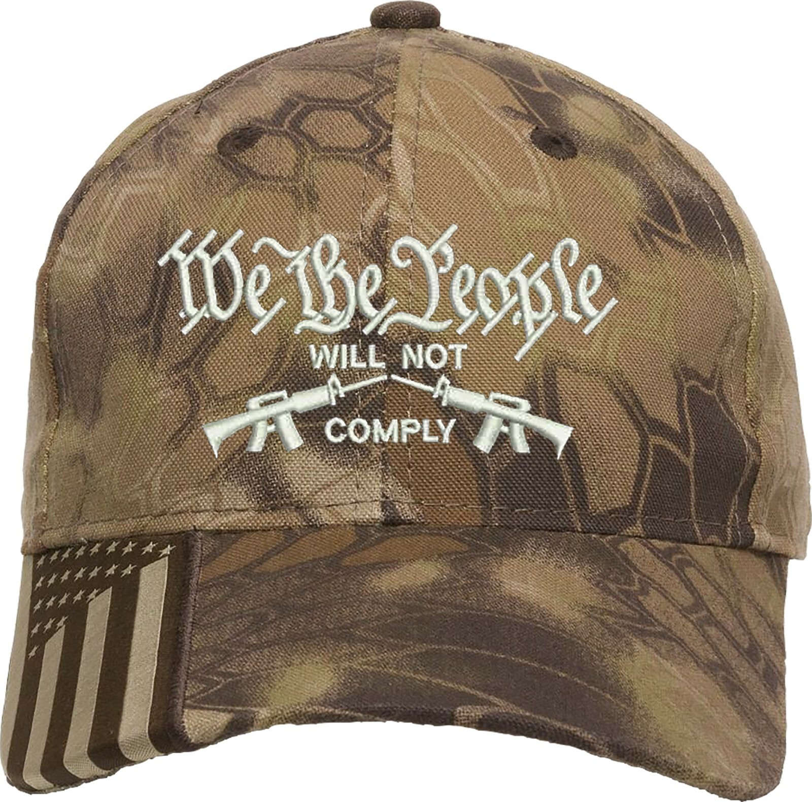 We the people will not comply BillFlag Embroidered 1Size Fits All structured Hat gallery