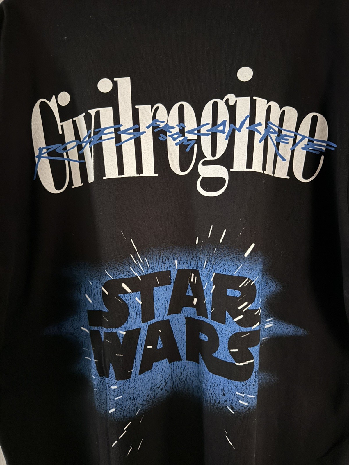 Civil Regime x Star Wars A New Hope Luke Skywalker Oversized T-Shirt M Medium gallery