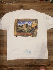 Hard Rock Heavy Tee White Egyptian Pharaoh Graphic Size L