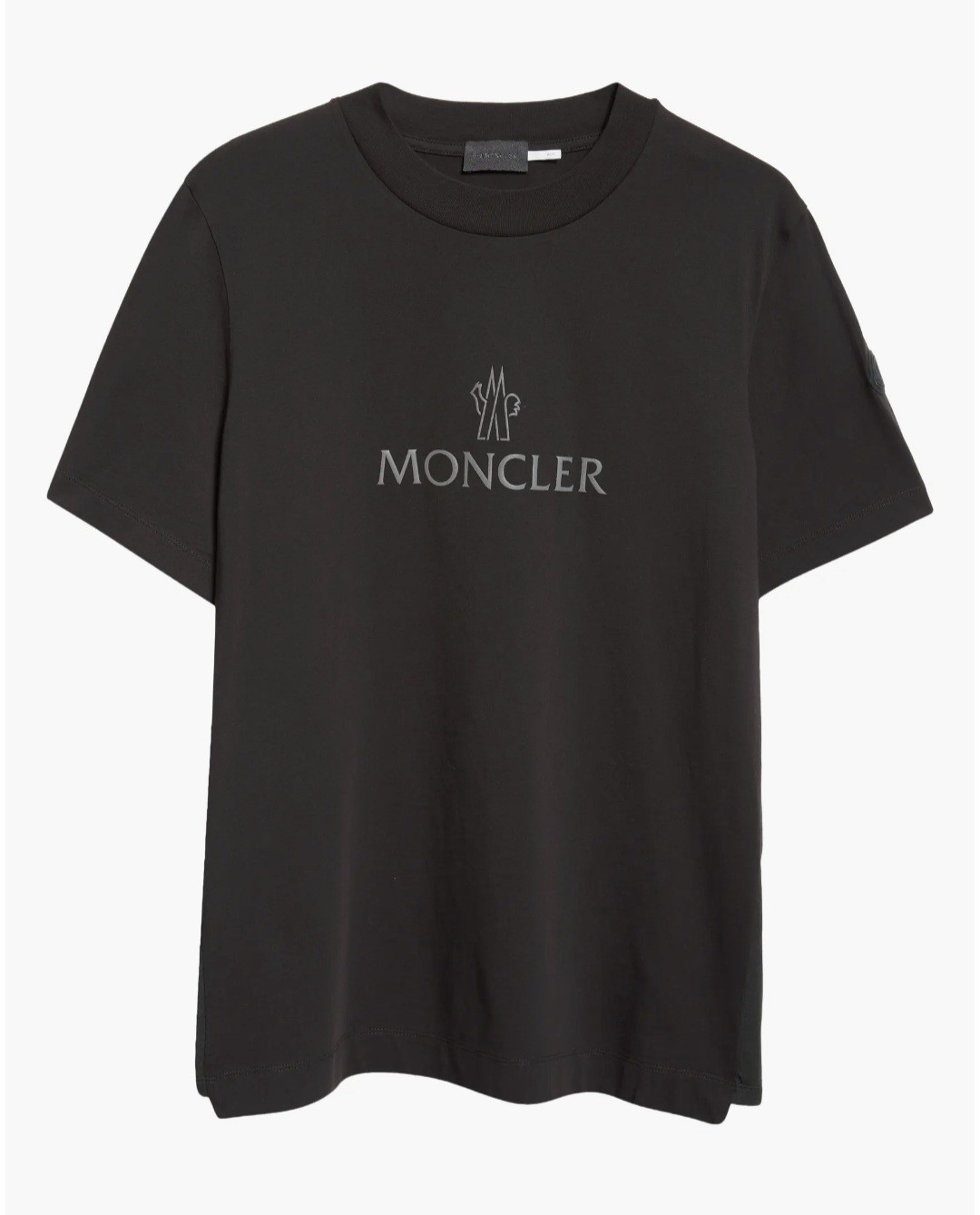 Moncler Logo Embellished T-ShirtIn Black XXL gallery